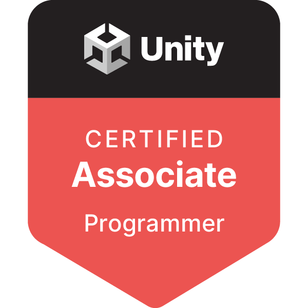 Unity Certified Associate: Programmer badge